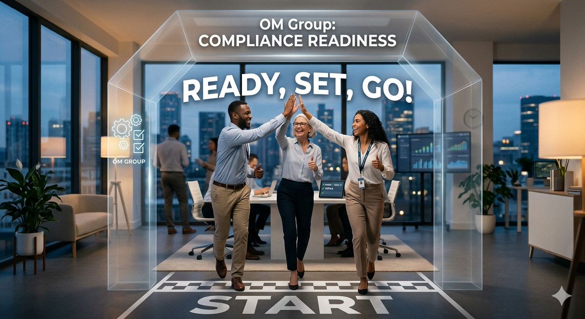 OMGroupInc's tweet photo. Don’t wait for the summer rush and assessor backlog. Get your CMMC strategy in place now so you can stay focused on the mission.

OMSecureWorks is ready to help you start your CMMC L2 journey. Let’s talk.

#CMMC #Cybersecurity #DefenseContracting #ITModernization #CUI #Compliance https://t.co/Zk7iyfWyjR