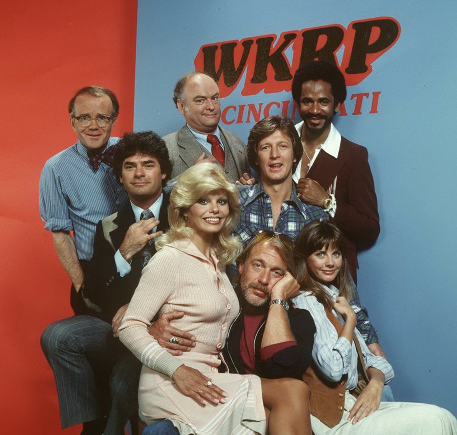 “But the Senator, while insisting he was not intoxicated, could not explain his nudity." This week’s TV opening credits picture was from WKRP in Cincinnati (1978-1982). The longer intro with the radio was only used in Season 1. #70sTV #80sTV #WKRP #GenX #BOOGER