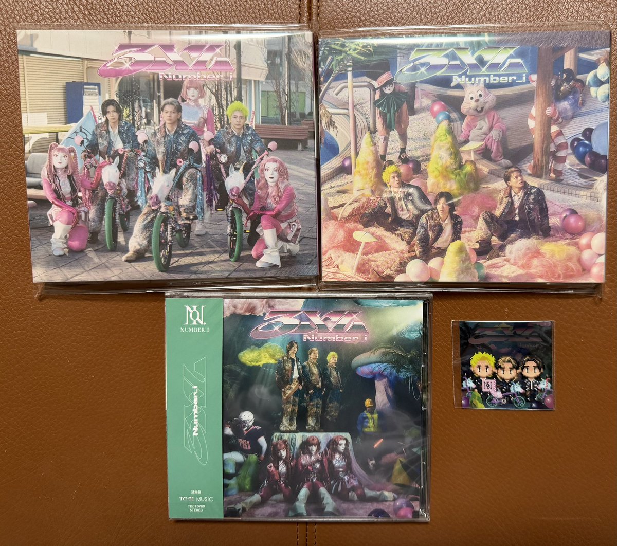 momopeach0427's tweet image. アザージャケットは当たらなかったけれど最高の誕生日プレゼント🎁になりました
当たったiLysの皆さんおめでとうございます🙌✨
また忙しい中沢山書いてくれた紫耀くん、神くん、岸くんありがとう❤️🩵💜
レベルアップした私は明日からも笑う門にはぎゃまくると信じる！

#Ni_3XL
#Number_i 

#INVADER