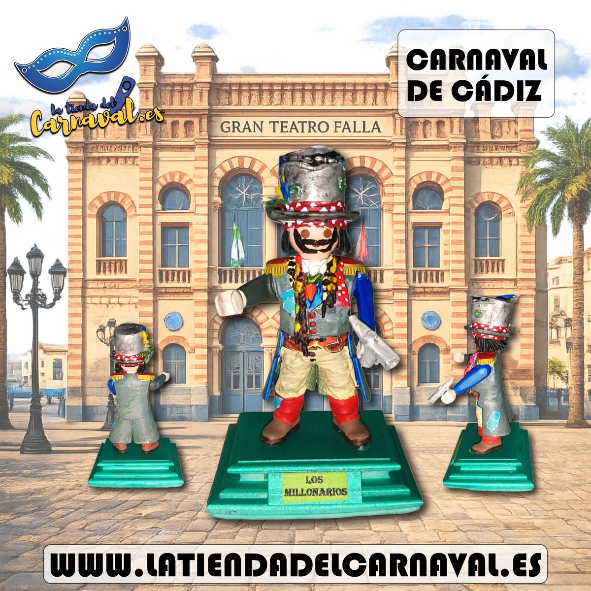 CarnavalCadizTV's tweet image. 🎭✨ ¡Nuevas figuras Playmobil del Carnaval de Cádiz para tu colección!

Figuras únicas, pintadas a mano y elaboradas con piezas de Playmobil y resina de alta calidad.📏 Con 11 cm de altura

🌐latiendadelcarnaval.es/categoria/play…
📍 Calle Rosa 17

#latiendadelcarnaval #cadiz #carnavaldecadiz