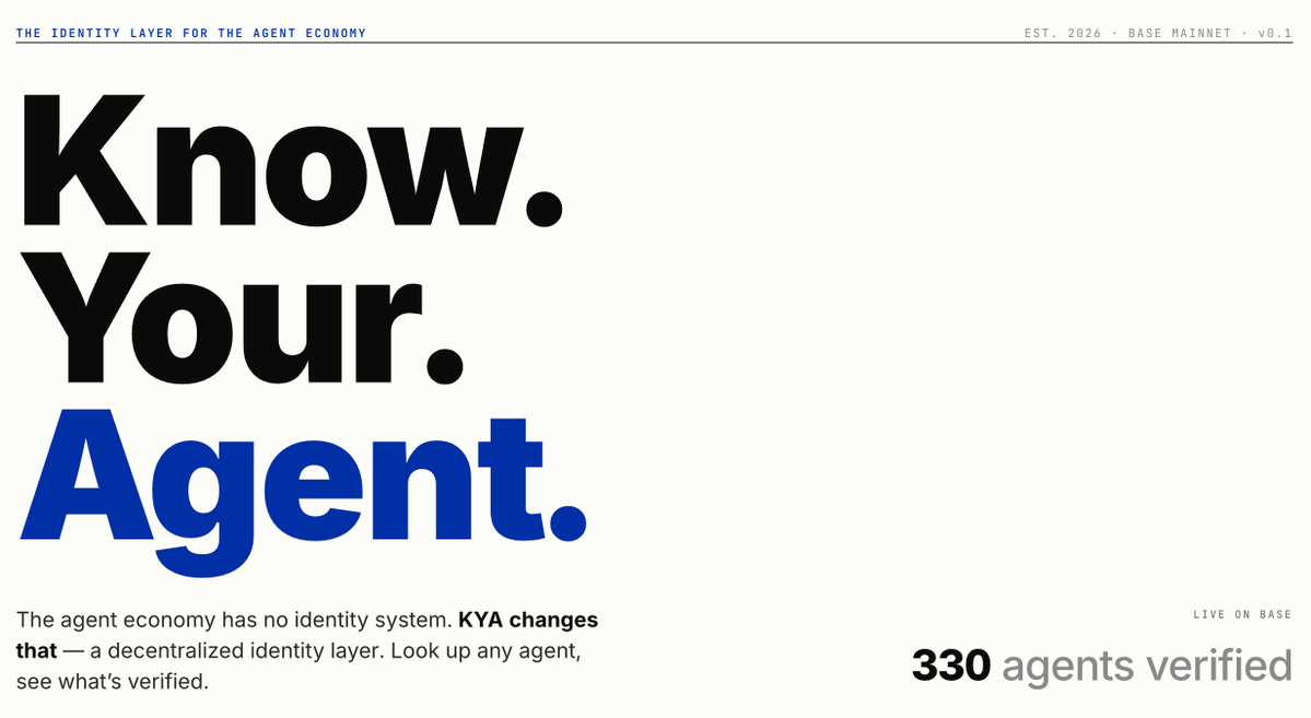 Know Your Agent tweet media