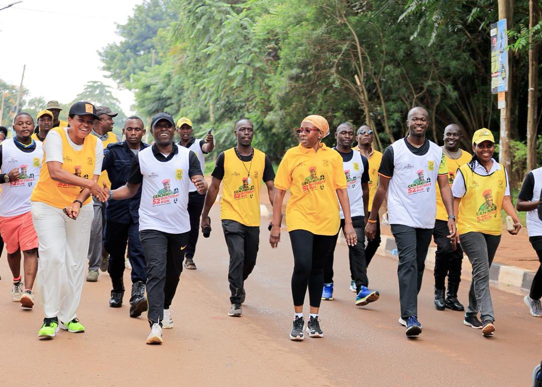 ivannkbambeiha's tweet photo. A heartfelt appreciation to Hon. @DaudiKabanda and all PLU officials for the outstanding leadership and dedication in making the 52nd Birthday Run of @mkainerugaba a remarkable success. Your commitment to service, unity, and community empowerment continues to inspire many of us. https://t.co/kmK8wqjsIn