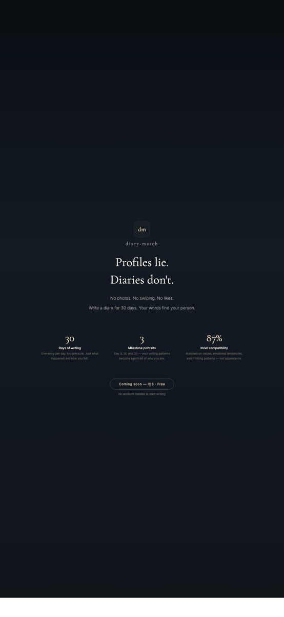 diary-match＃日記で繋がるマッチングアプリ tweet media