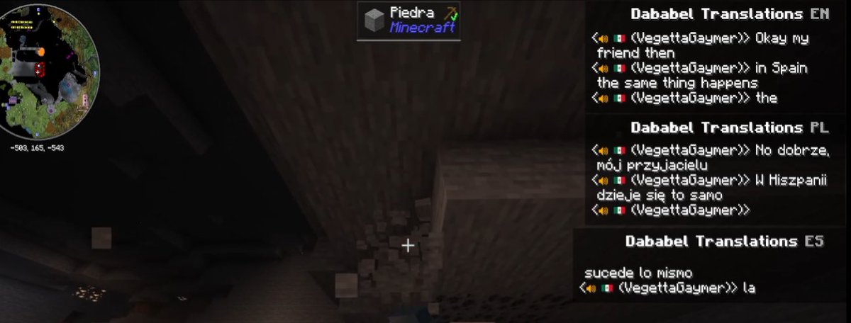 Vegetta está hablando con Senpai, conociendose un poco sobre sus paises, para entenderlo mejor y poder picar incluso puso un cuadro de traducción en español