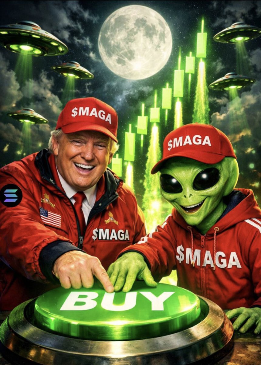 MrDiamondX1's tweet photo. @mistor One more trade, but make it extraterrestrial. 🛸

$MAGA Aliens is holding the $15M support like a boss. Billboards are live at SpaceX and the chart is screaming for a leg up to 30M. 👽💎

You know the drill. Don't miss the abduction! 🚀

#MAGAAliens @MAGA_Aliens #Solana #100x https://t.co/SNzeaq5ceo
