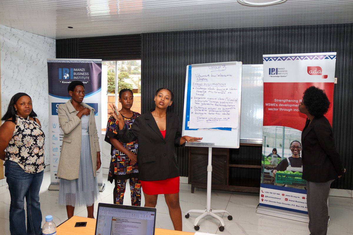 BusinessImanzi's tweet image. Later in the afternoon #Participants were engaged in group presentations of their BMC, highlighting key insights, and improved strategies for business growth 🌱💼📈
#AgriMSMEs #InclusiveFinance

@ADAimpactlu , @PSF_RWA