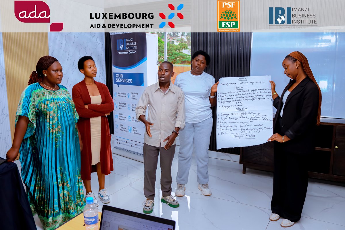 BusinessImanzi's tweet image. Later in the afternoon #Participants were engaged in group presentations of their BMC, highlighting key insights, and improved strategies for business growth 🌱💼📈
#AgriMSMEs #InclusiveFinance

@ADAimpactlu , @PSF_RWA