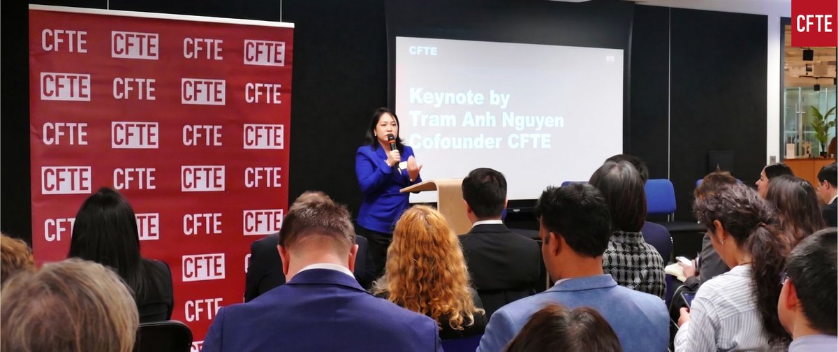 TramANguyen's tweet photo. #UKFintechWeek, CFTE had a session through a dedicated showcase on Wednesday, April 22.
The theme of our event: Building AI-Ready Financial Systems: How Singapore is Preparing for the AI Era, a private #UK #Singapore exchange hosted by CFTE - Centre for Finance, Technology and Entrepreneurship in London, with participation from the Monetary Authority of Singapore (MAS) and The Financial Conduct Authority.
What does real #AI implementation in #financialservices actually look like?
Beyond strategy and frameworks, the next phase is about solutions: How AI is being applied today to solve concrete challenges across institutions.
A growing number of AI-native and AI-enabled companies are working closely with financial institutions to translate ambition into deployable tools, from compliance and risk to customer experience and operational efficiency.
We showcased these companies:
- Raymond M., CEO, iCOMPASS
- Jefferson Sun, APAC CEO, https://t.co/p7baklFUaa
- Michael Davies, Founder, Nextvestment
- Agnès Bastaert, Head of Global Affairs and Strategic Development (Europe), Ant International
What made the evening especially valuable was the quality of the exchange, real dialogue connecting policy, industry, and innovation across borders.
Thank you to all speakers and participants from Singapore and the UK and for all of you for being with us at @CFTE_Edu London