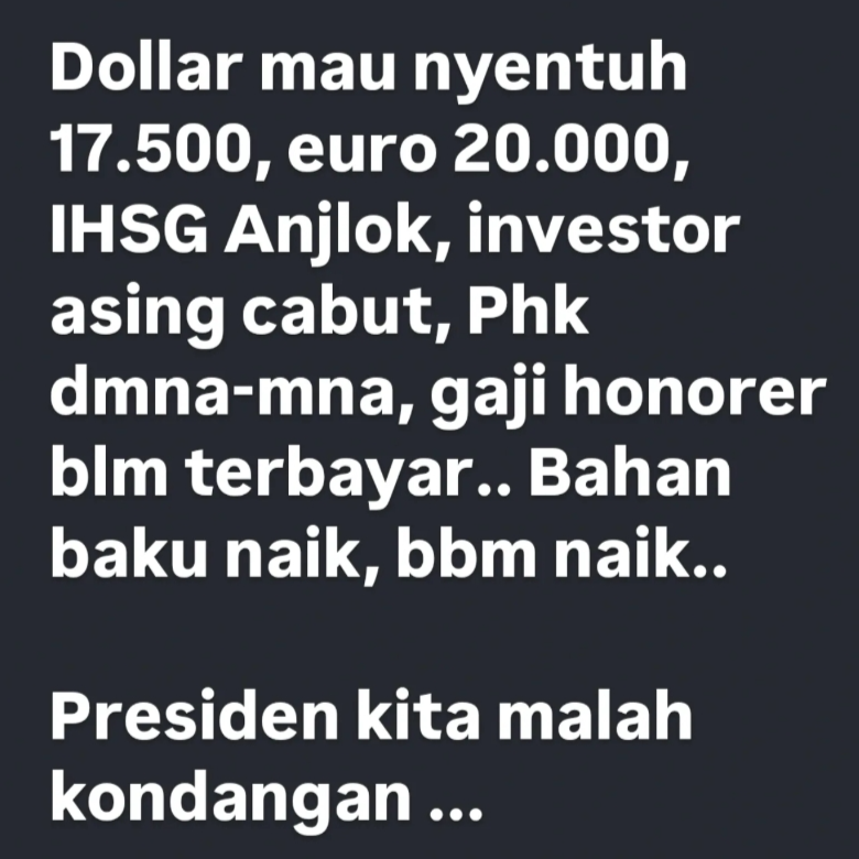 awendehay's tweet photo. @txtdaritaxpayer sementara itu dri akun cloningannya di ig 🫡 https://t.co/HnUdQ4fRYz