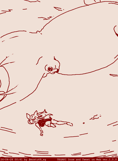 ナナイモテウティス vs 伊19 #tegaki_dt