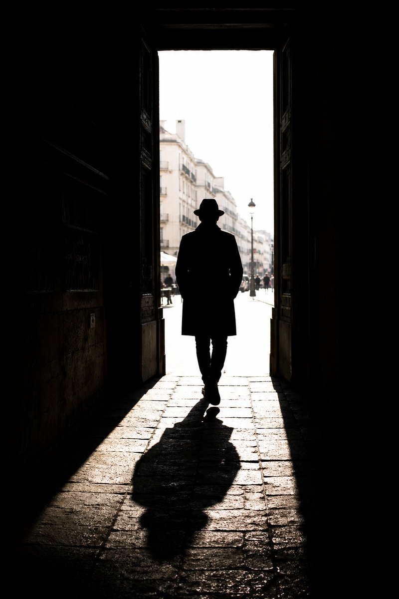 High Contrast Urban Silhouette