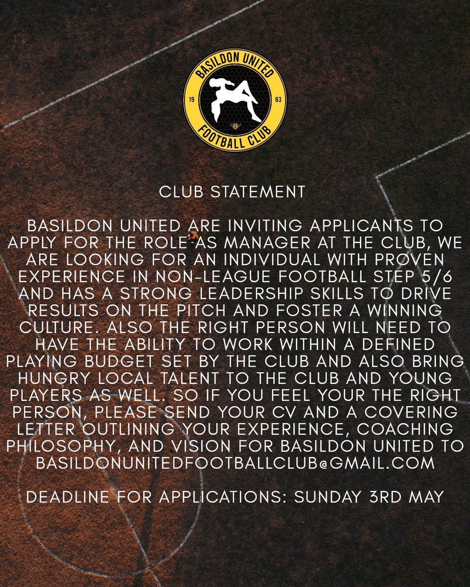 Basildon United Football Club 🐝 tweet media