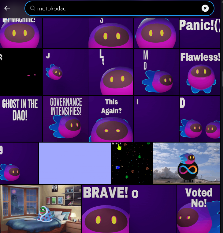 $ICP fam, 
when you post on X
you can click GIF
and search: motokoDAO
you get hundreds awesome GIFS 
you can choose from

CAFFEIN AI GIFs !
Motoko GIFs !
ICP GIFs !