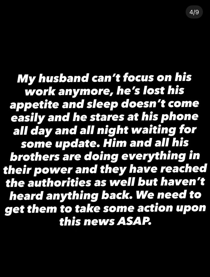 chaipanii's tweet photo. Insta post of Haifa umar (Wife of famous producer Jokhay) related to Pakistanis held hosted in Somali cost.
Please raise your voice for every person and family going through the pain https://t.co/G2zPPbGwDM
