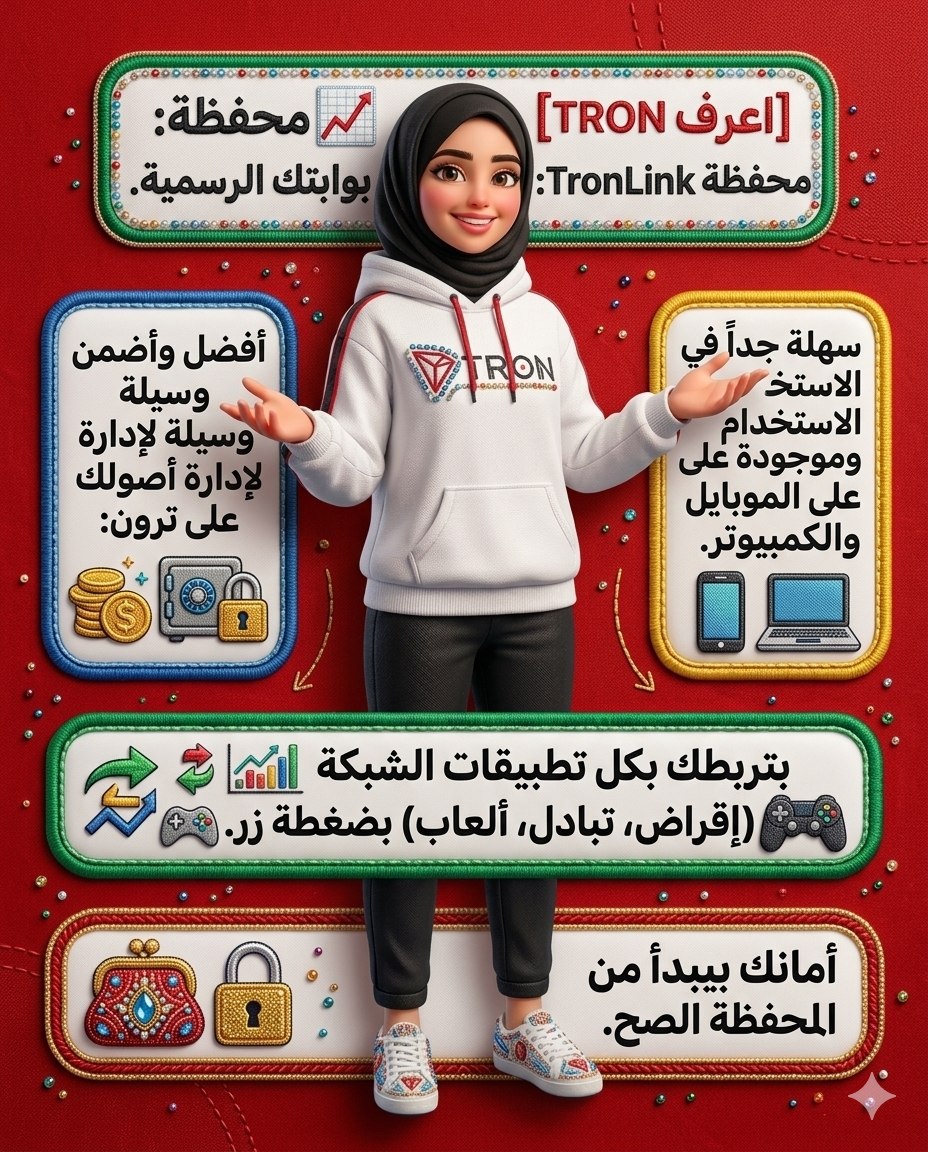 LOGYBTC's tweet image. [اعرف TRON] 📈
محفظة TronLink: بوابتك الرسمية.
أفضل وأضمن وسيلة لإدارة أصولك على ترون:
​سهلة جداً في الاستخدام وموجودة على الموبايل والكمبيوتر.
​بتربطك بكل تطبيقات الشبكة (إقراض، تبادل، ألعاب) بضغطة زر.
أمانك بيبدأ من اختيار المحفظة الصح. 👛🔐
#TRON
#TRONGlobalFriends
#trx