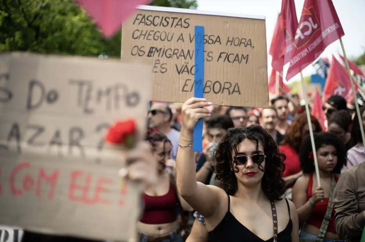 É raro encontrar um esquerdista que saiba a diferença entre “imigrante” e “emigrante”.
Já tive de chamar a atenção a vários aqui no X.
Também já vi esse slogan escrito em paredes com o mesmo erro N vezes.
Vamos continuar a dar ouvidos a gente com QI de pretos?