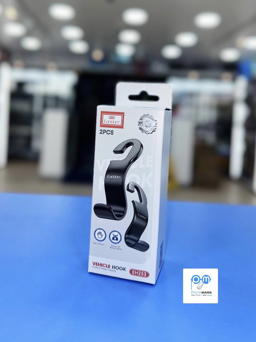 ManiaNewbury's tweet image. Small hook. Big difference -  Because chaos doesn’t belong in your car 👌
.
.
.
#YouThinkWeHave #phoneshop #mobileaccessories #phonerepairservices #GadgetGoals