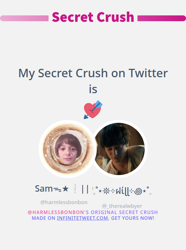 Samᯓ★❕️|| Cinnabon Byers tweet media