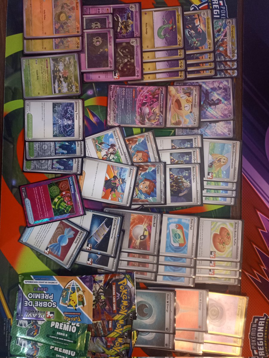 Mad_Gast's tweet photo. No soy tan fanático de dragapult, pero debo admitir que es un deck muy sólido, primer lugar en el torneo semanal @AllDittosStore https://t.co/KkTbP1NX59