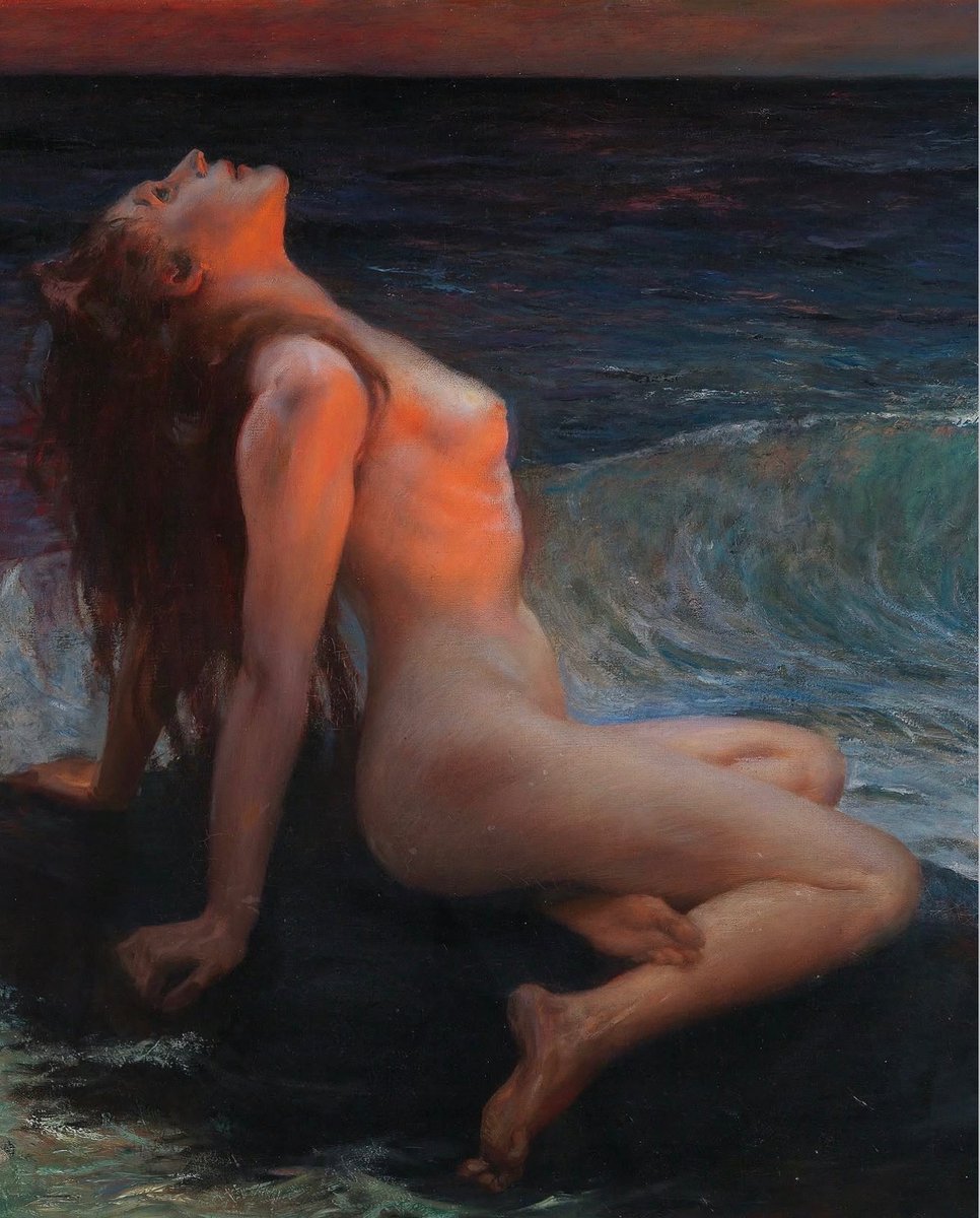 GodsWhisper777's tweet photo. Leopold Schmutzler (1864–1940) 🇩🇪 “Sunrise” 19th https://t.co/JBIrP1EhxX
