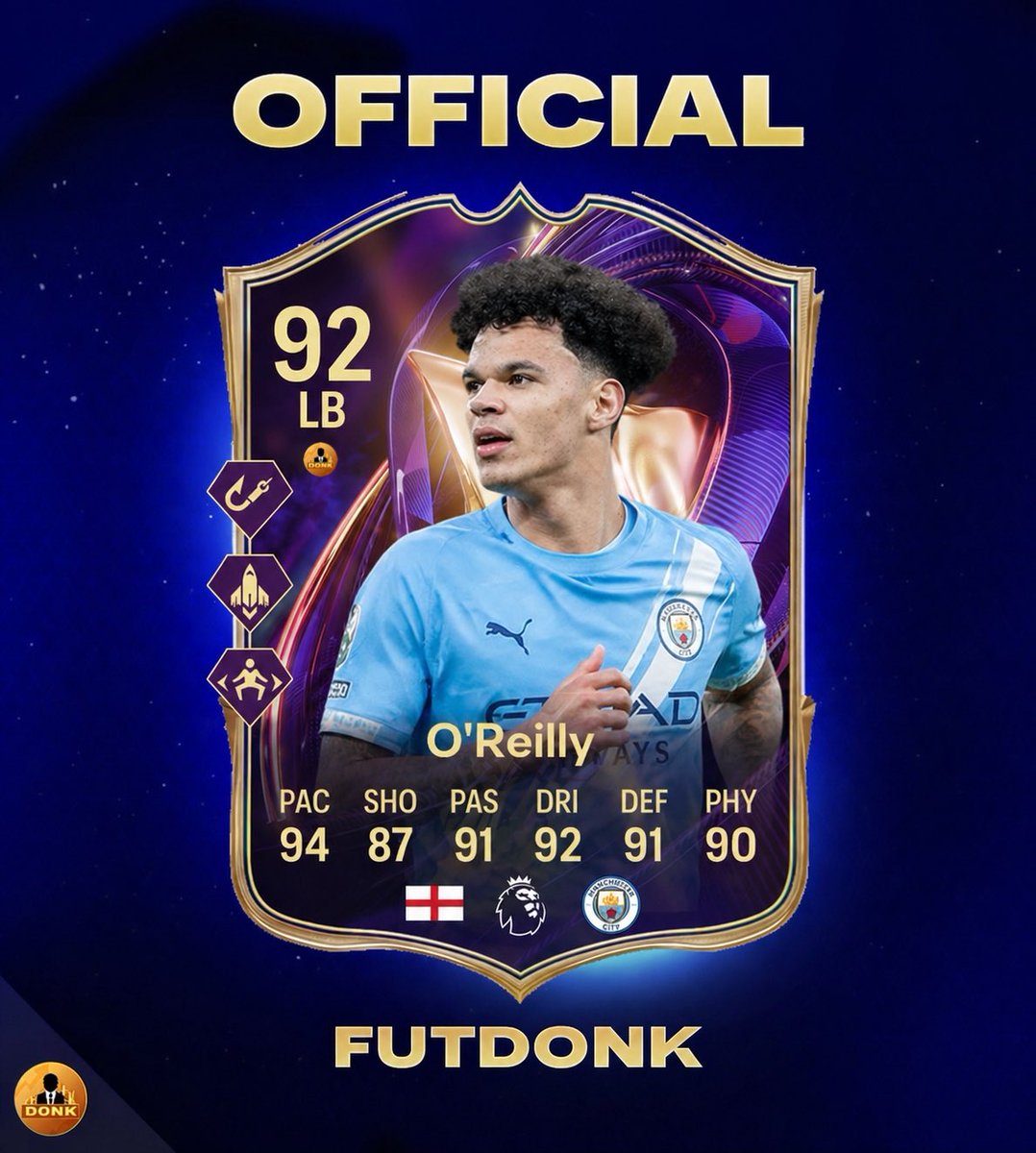 Futdonk's tweet photo. 🚨💣 NICO O’REILLY 🏴󠁧󠁢󠁥󠁮󠁧󠁿 SBC DETAILS 🔥🔥

• ✅ Can play LB,CM + CAM
• ✅ Has Incisive Pass
• ✅ Has Bruiser
• ✅ Has Block
• ✅ Has Long Ball
• ✅ Has Whipped Pass
• ✅ Has Slide Tackle
• ✅ Has Precision Header

Make sure to follow @futdonk 👀⏳
#fc26 https://t.co/GfJGQe94j8