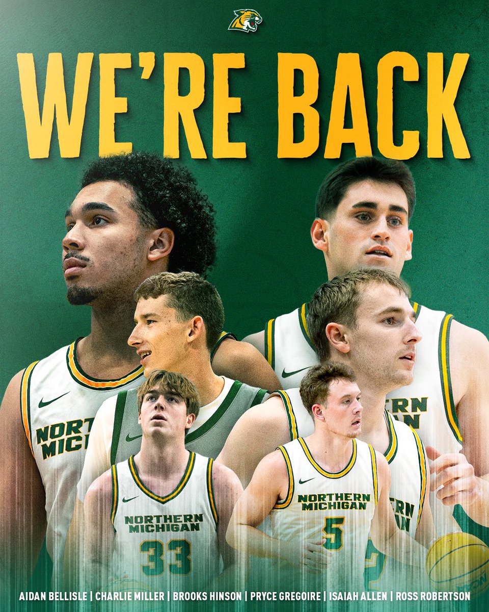 Northern Michigan Men's Basketball tweet media