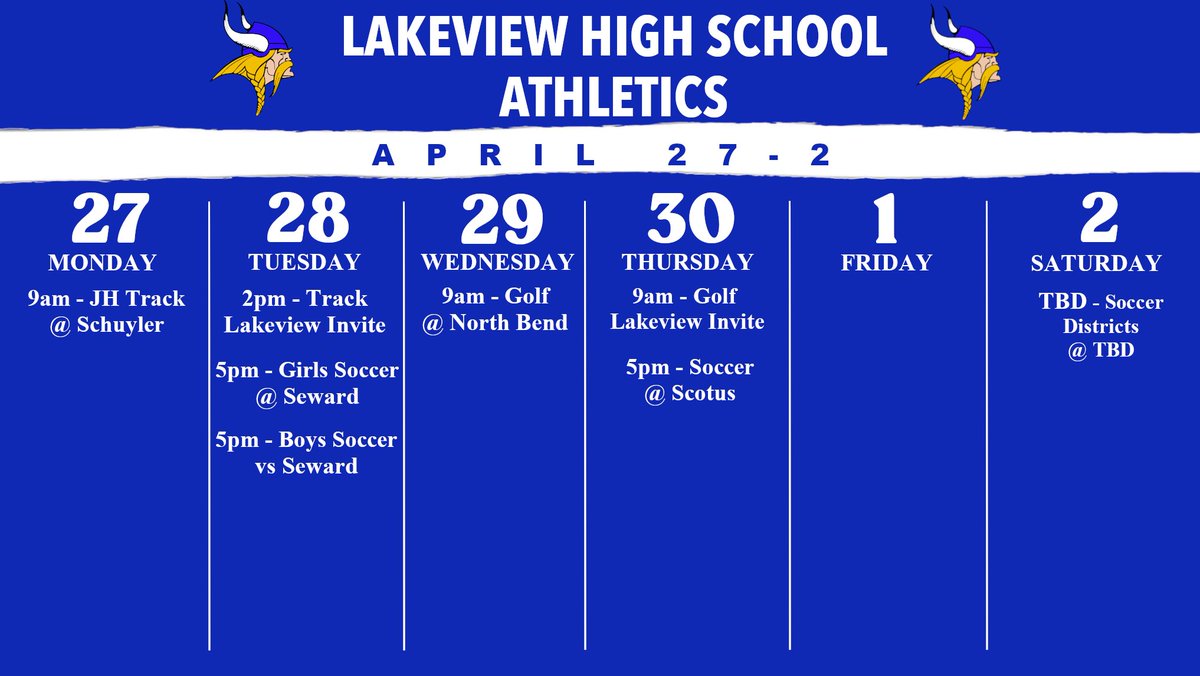 LakeviewVikes's tweet photo. 🏟️ There's no place like home. 👏

📆 Check out the full schedule here: https://t.co/sIlXNhFZuH

#LakeviewVikes
https://t.co/8OcXyig1AL https://t.co/UCVYllkjH1