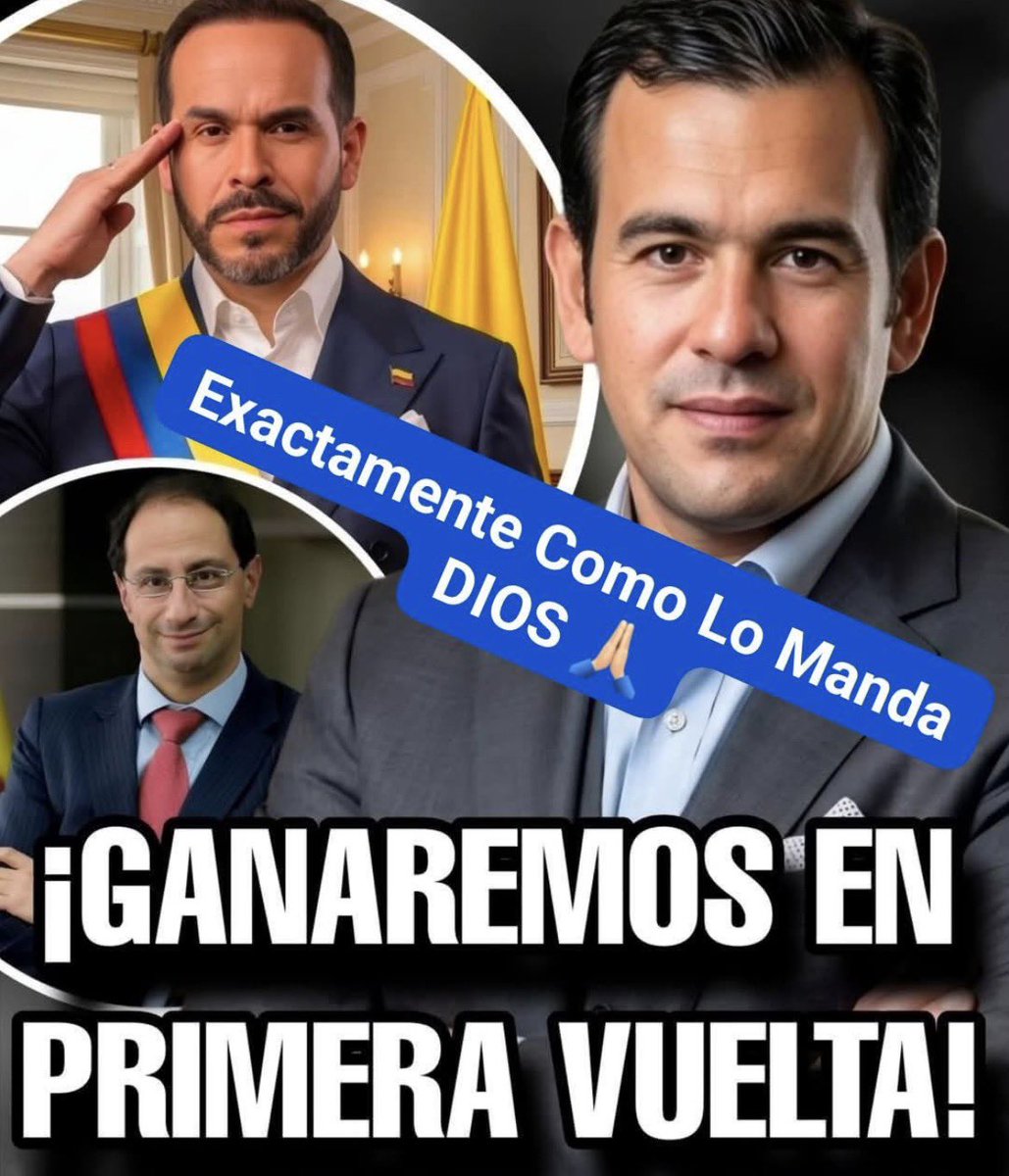 Colombia 🇨🇴 está 🫡 con <a href="/ABDELAESPRIELLA/">Abelardo De La Espriella</a> nuestra única esperanza.

De la mano de Dios todo es posible.

Ya estamos listos y no tenemos miedo 🫡🇨🇴