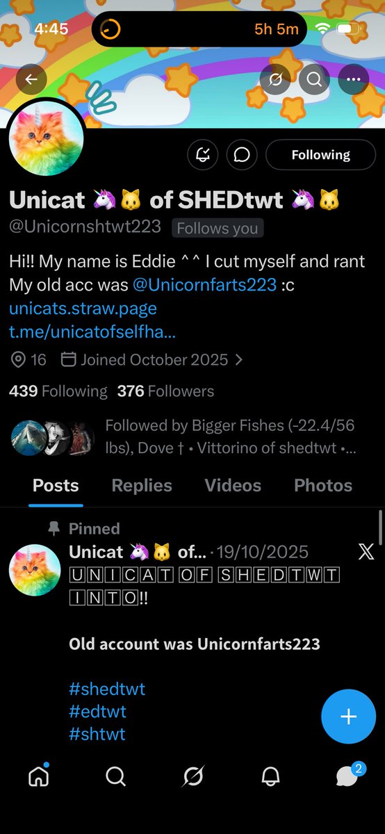 PICKLE🐺🙉 im trying to follow everyone back😿😿 tweet media