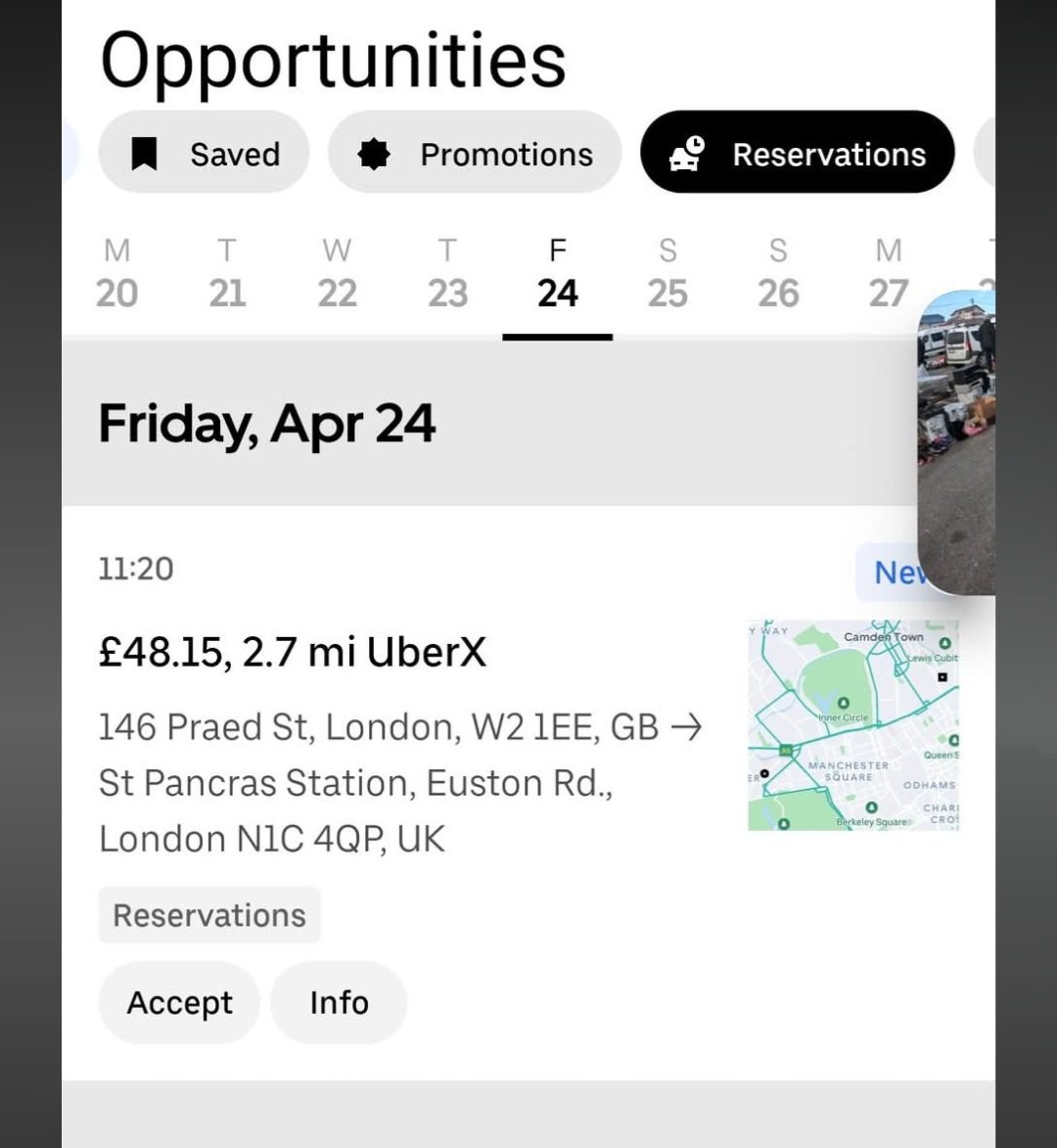 b836ededc9b549b's tweet photo. £48.15 from paddington to St pancras in an @UberUK .. though uber was cheap. Hail a black cab its would have been between £15-£20. @UberUK is no longer CHEAP.. majority quites are now similar or higher than black cabs. https://t.co/Vq1Ig9Qeu9