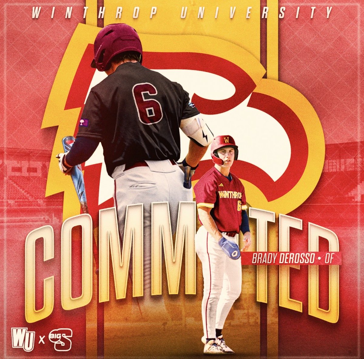 bradydero_1's tweet photo. I am excited and blessed to announce my commitment to Winthrop University! Thank you God for opening a new door of opportunity for me to compete at the next level and to pursue my life long dream of playing Division I baseball. Thank you to everyone else that has helped me along the way! Go eagles! #committed @WinthropBSB @rstrickland18 @ajbiss28
