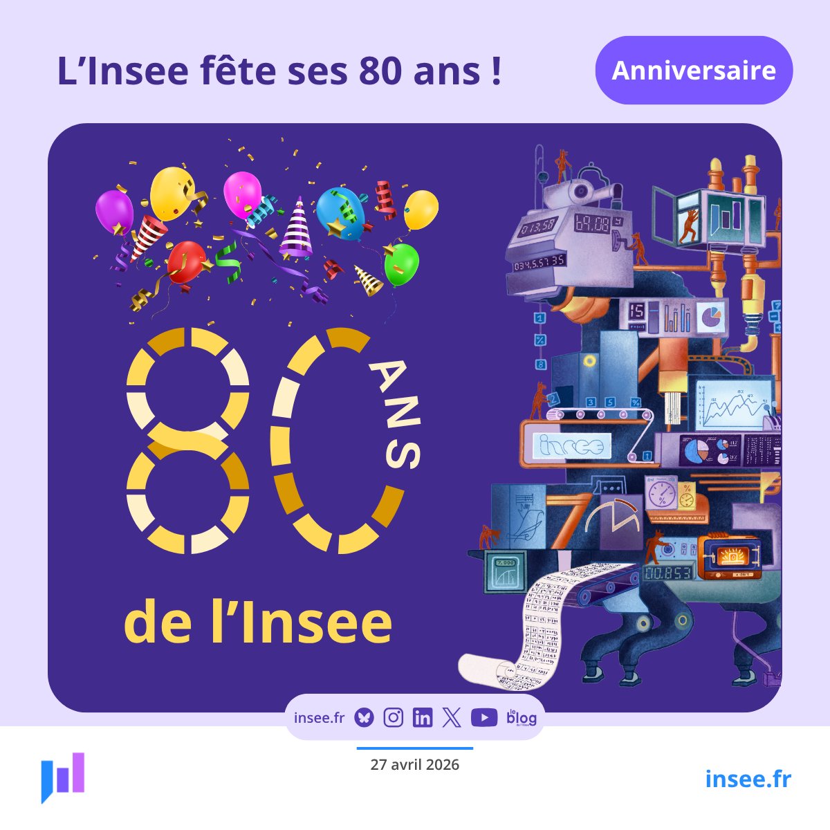 Insee tweet media