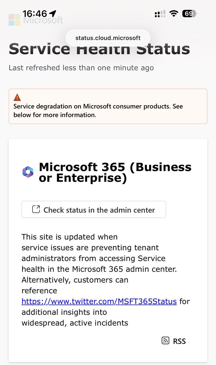 SimonMayer10's tweet photo. @MSFT365Status Haha, “for more info visit https://t.co/IhwBWWfN9q”. I have and it tells me to check this page for more info…..nice little loop you’ve got people running in, much like your software. FIX THE ISSUE. THE WHOLE DAY WITHOUT ACCESS TO EMAILS https://t.co/PsmG5Cq396