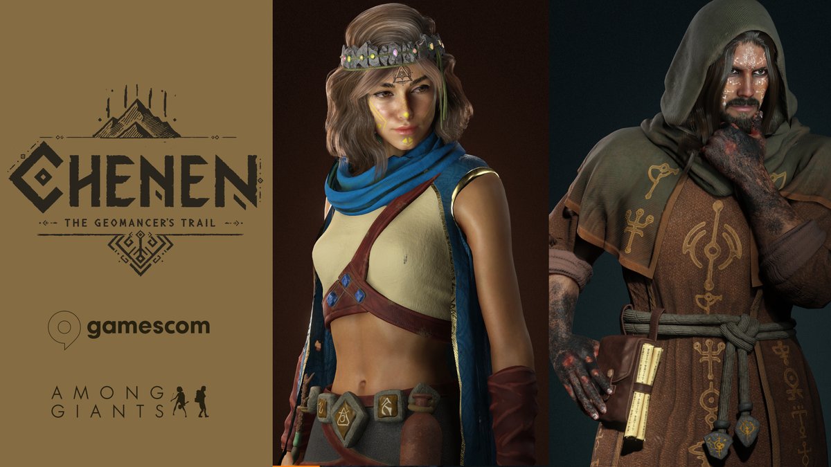Among_Giants_'s tweet photo. We’ll be at Gamescom with our new game, Chennen: The Geomancer’s Trail! If you’re going to be there, don’t hesitate to come say hi! Also, very soon we’ll be releasing our first look trailer — stay tuned. https://t.co/bpLk6rDreZ