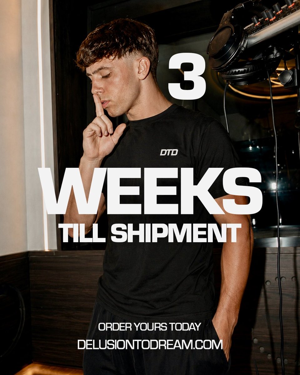 Phrulo's tweet photo. The difference between a delusion and a dream is the work.

They call it crazy until it’s finished.

Wave 1. Shipment in 21 days.

Get yours today

https://t.co/KALcDFN7C6

#DTD #delusiontodream #denver #colorado #streetwear https://t.co/j4SkybuyYQ