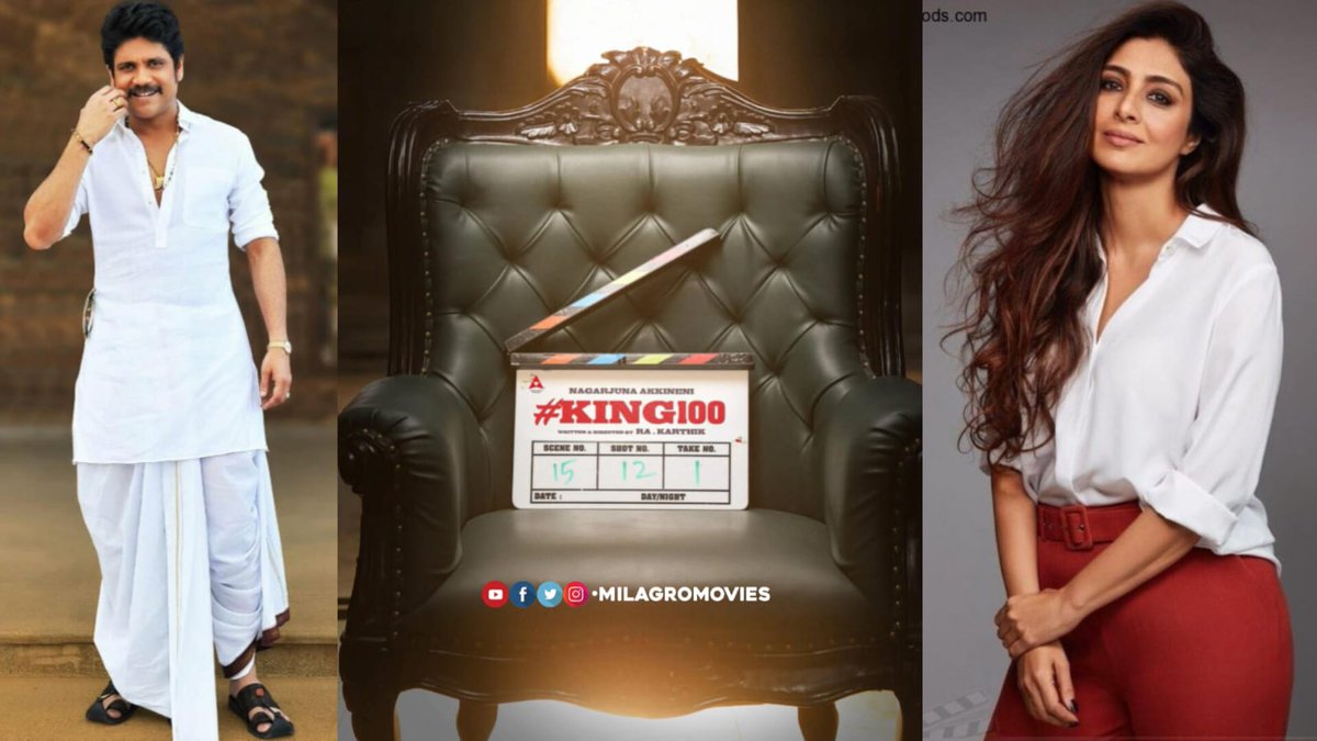 MilagroMovies's tweet image. After a long time, the most-awaited dream combination is finally happening 🔥

#Tabu joins the shoot of #King100 

#Nagarjuna
