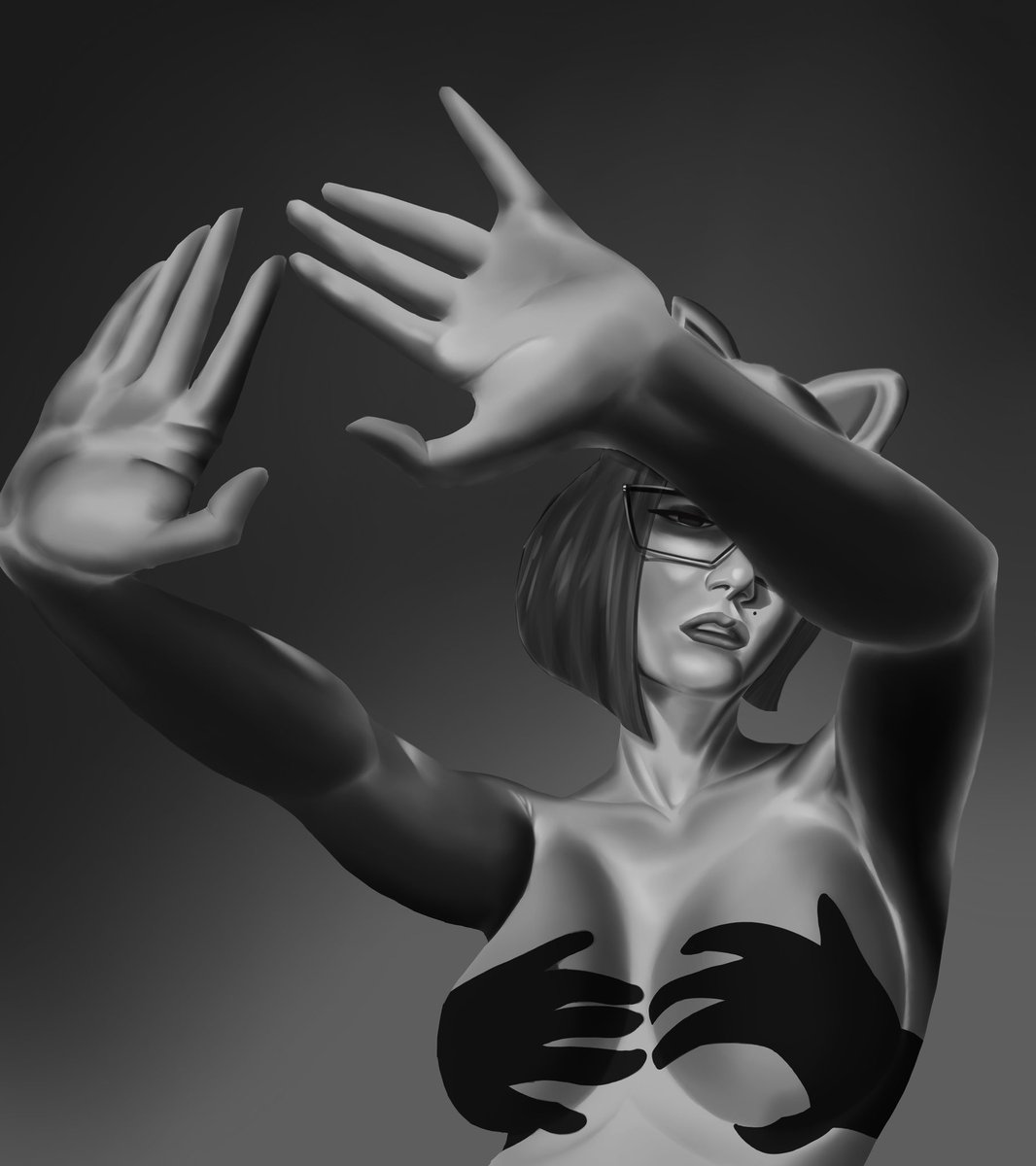 Animositydraws's tweet photo. I wanted to share this too! It was a great challenge and trend to do. (Lynx) #FortniteArt https://t.co/7799PAe2rY