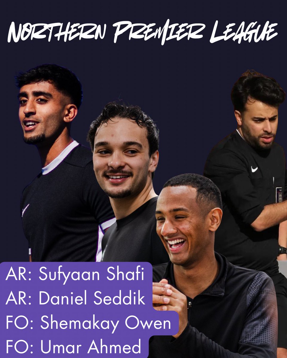 BAMREFOfficial's tweet photo. The prestigious appointments for the playoffs across the National League System have been released - and what a tremendous reward for a season of hard work from some of our members! ⚽️ 

We focus here on Steps 2-4 - Congratulations and good luck 🙌🏽 

#football #playoffs #finals https://t.co/Lg43cxqhuz