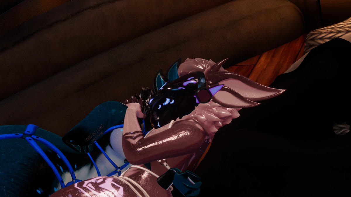 LazyK1t4's tweet photo. After a long night, me and @ColdShoyo laid down to cuddle for a while <3
^^
#VRChatNSFW #vrchatcontent https://t.co/rxPNBjWykF