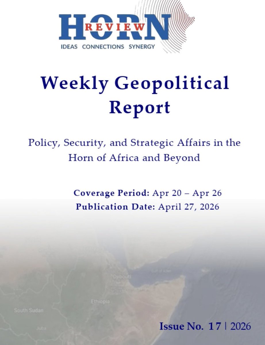Weekly Geopolitical Report, Issue No. 17: Covering April 20-26, 2026

The geopolitical landscape of the past week underscores a world navigating contested transitions, layered conflicts, consistently shifting alliances.

Download our digital copy here:
hornreview.org/2026/04/27/wee…