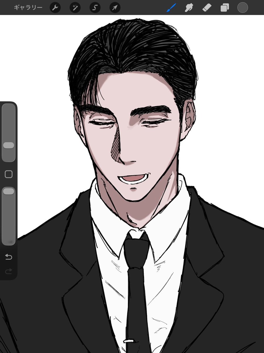 久しぶりに狂児さん描いてみた‼️