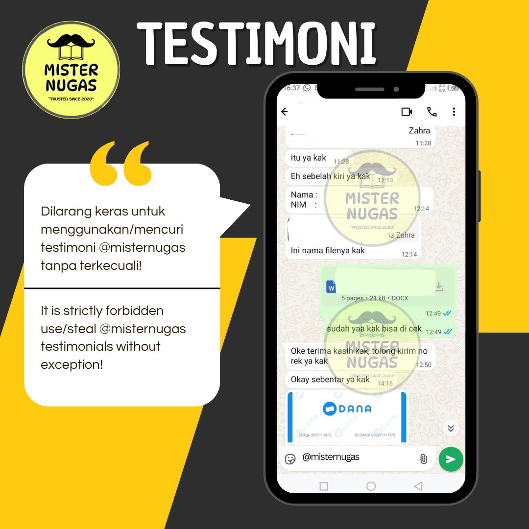 MISTER NUGAS 650+ TESTIMONI tweet media