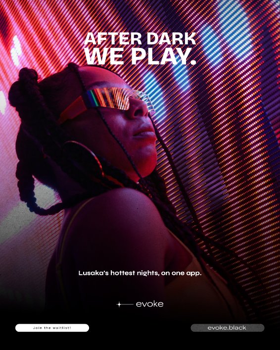 evoke_black's tweet photo. After dark, we play.
Lusaka's nightlife is getting an upgrade — discover events, skip the line, pay your way. All in one app.
Be first in. Join the waitlist → https://t.co/HqisIDPouf https://t.co/PQdbskkIW6