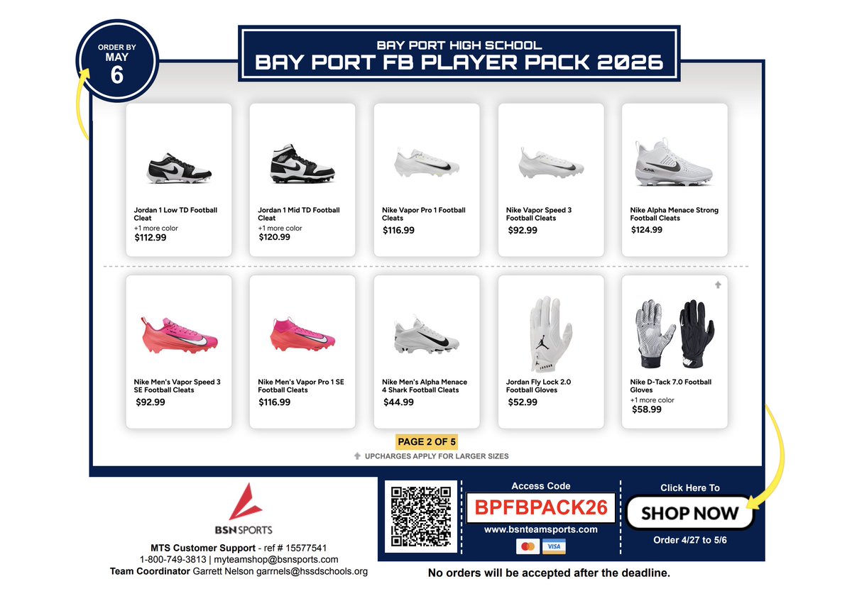Bay Port Football tweet media