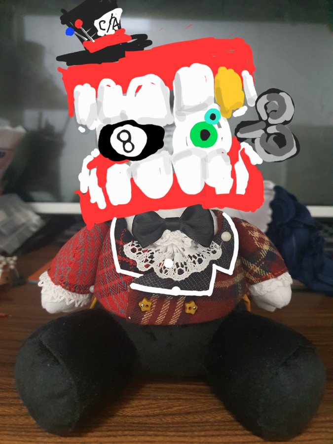 DOC_1042's tweet image. 계획중인 미치광이 모자장수 케인 인형..

몸은 간단했는데 머리가 쉽지않다 미친 틀니

I'm plannig madhatter caine
I hope it isn't too much :P

#TheAmanzingDigitalCircus #tadc #tadccaine #caine