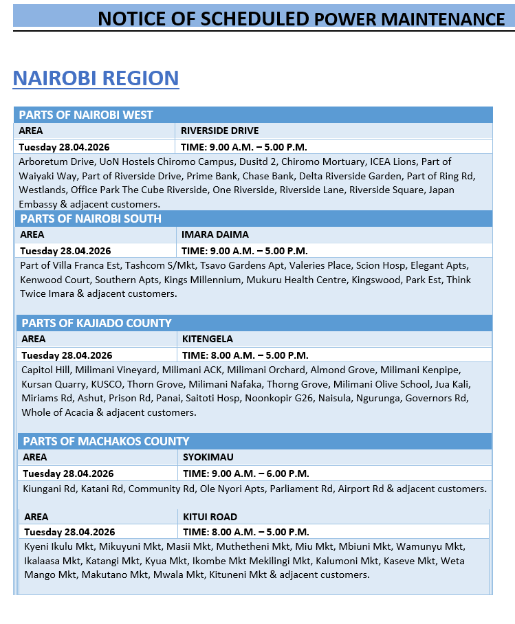 Kenya Power tweet media