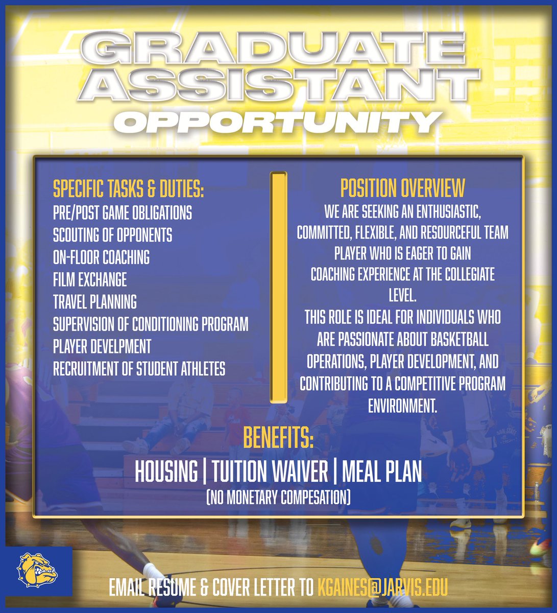 jcumbb's tweet photo. Looking for determined hard workers ready to make an impact!

#gobulldogs | #playnaia https://t.co/HoBPwrMooZ