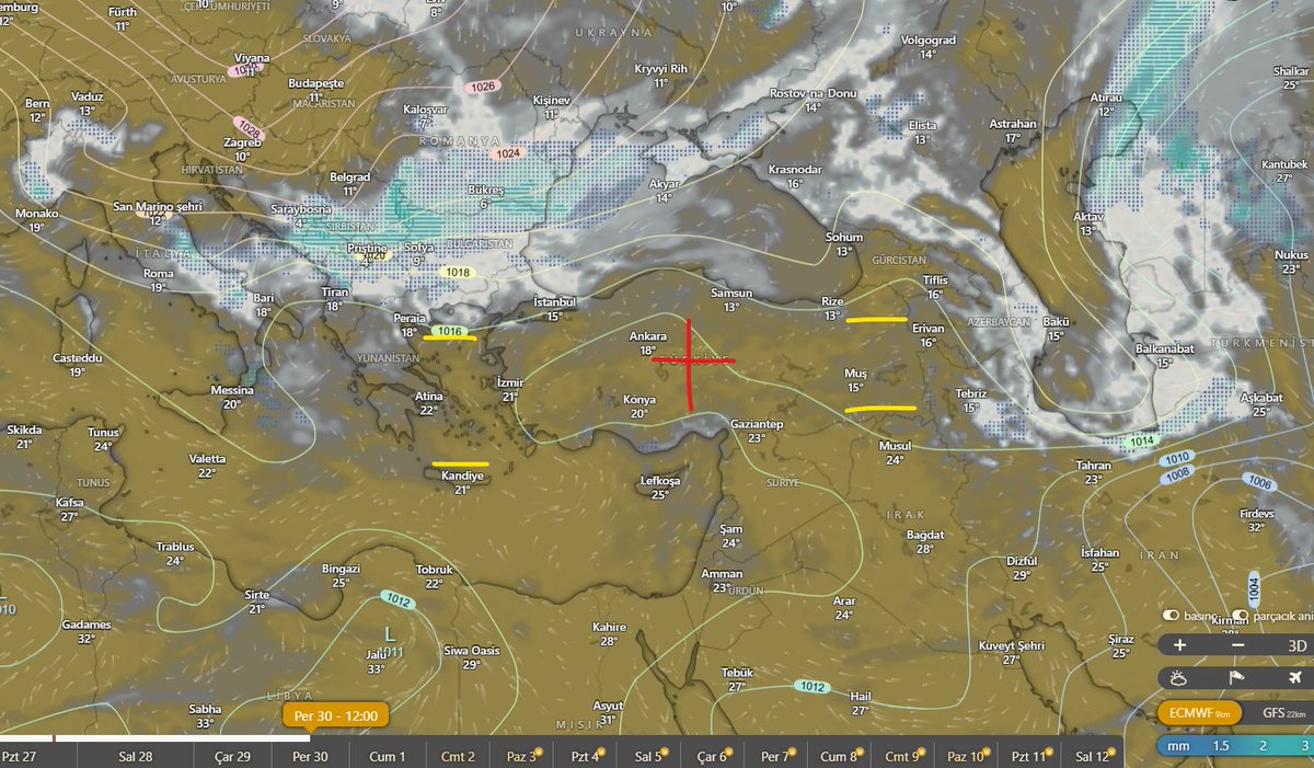 Mkilic76's tweet image. 27-30 Nisan #deprem tahmini:
Anadolu şu an genleşme aşamasına girdi. Afrika baskısı Cuma’ya kadar azalıyor. 

Bu nedenle Cuma’ya kadar dağınık ve zararsız deprem atakları beklenebilir.

1 Mayıs Dolunay analizi daha net olacaktır.

Detaylı risk haritası alt mentte.
Takipteyiz.