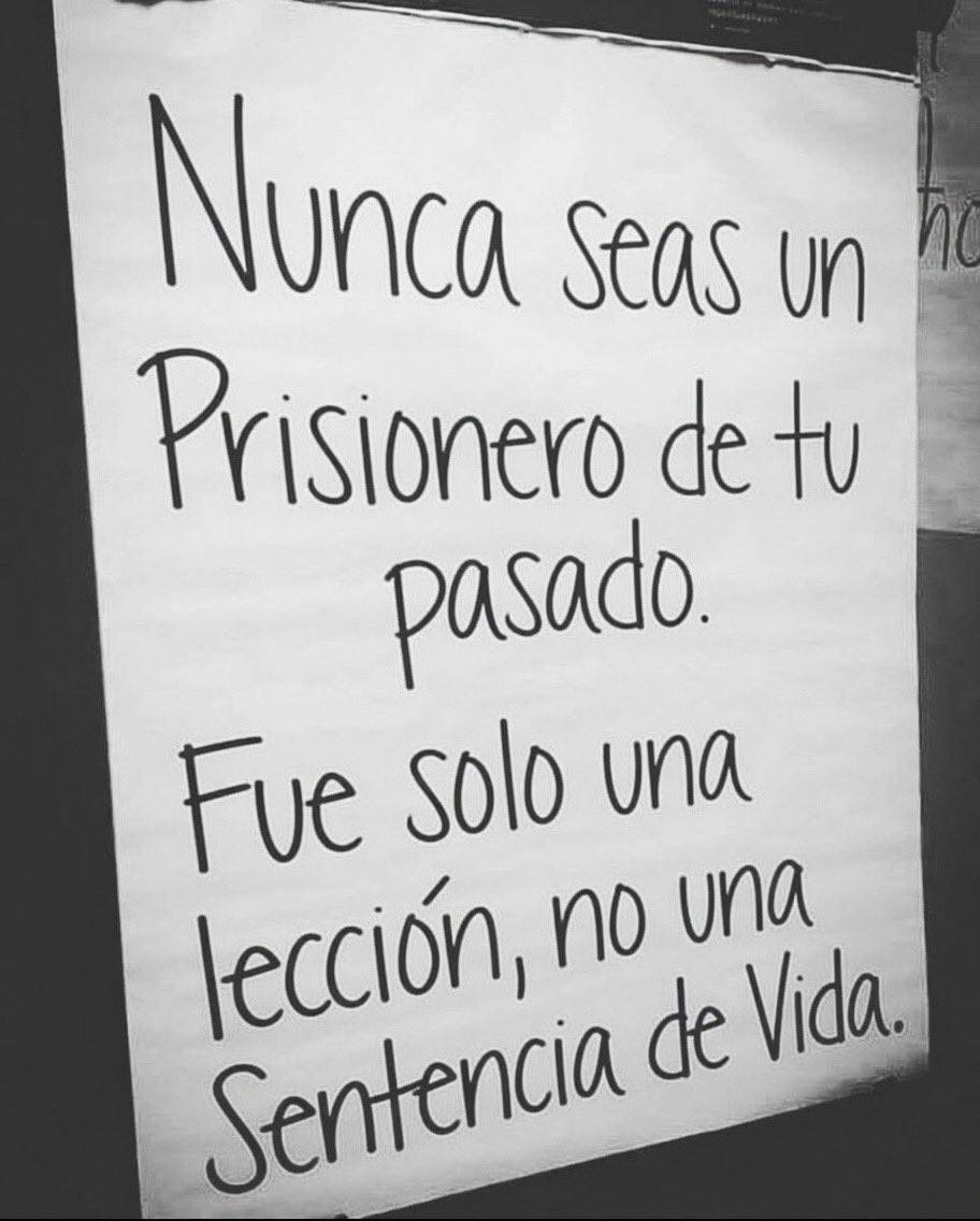 Las malas decisiones no se deben volver repetir. 😊