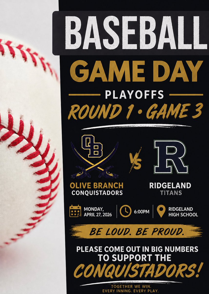 Olive Branch High School Baseball tweet media